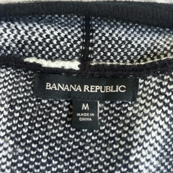 Banana Republic Zebra Print Long Cardigan Sweater M Medium - Picture 4 of 5